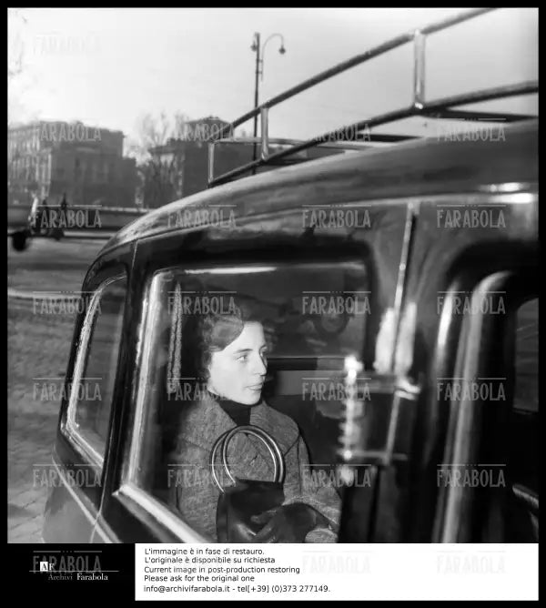 Omicidio Montesi, la testimone Adriana Bisaccia, 1954 - Farabola Immagine digitale