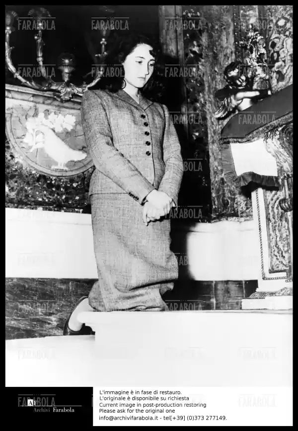 Omicidio Montesi, la testimone Anna Maria Caglio, 1954 - Farabola Immagine digitale