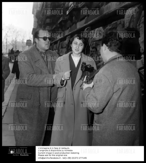 Omicidio Montesi, la testimone Anna Maria Caglio, 1954 - Farabola Immagine digitale