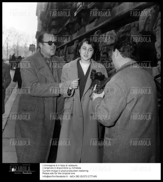 Omicidio Montesi, la testimone Anna Maria Caglio, 1954 - Farabola Immagine digitale