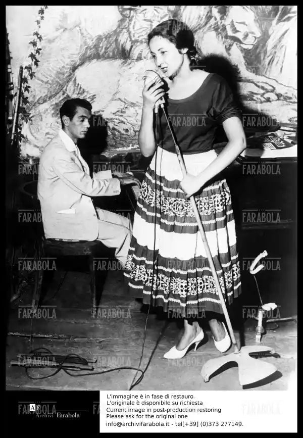 Omicidio Montesi, la testimone Annamaria Moneta Caglio, 1956 - Farabola Immagine digitale