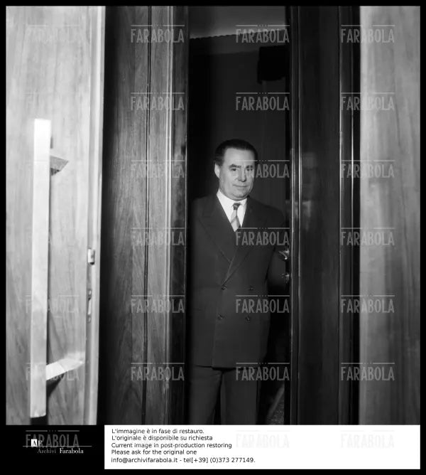 Omicidio Montesi, l'avvocato Giuseppe Sotgiu, 1954 - Farabola Immagine digitale