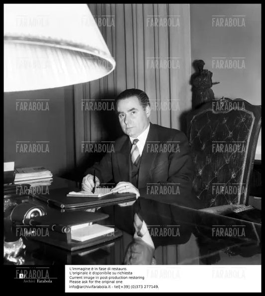 Omicidio Montesi, l'avvocato Giuseppe Sotgiu, 1954 - Farabola Immagine digitale