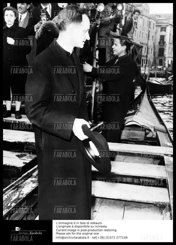 Omicidio Montesi, Padre Alessandro Dall'Oglio, 1957 - Farabola Immagine digitale