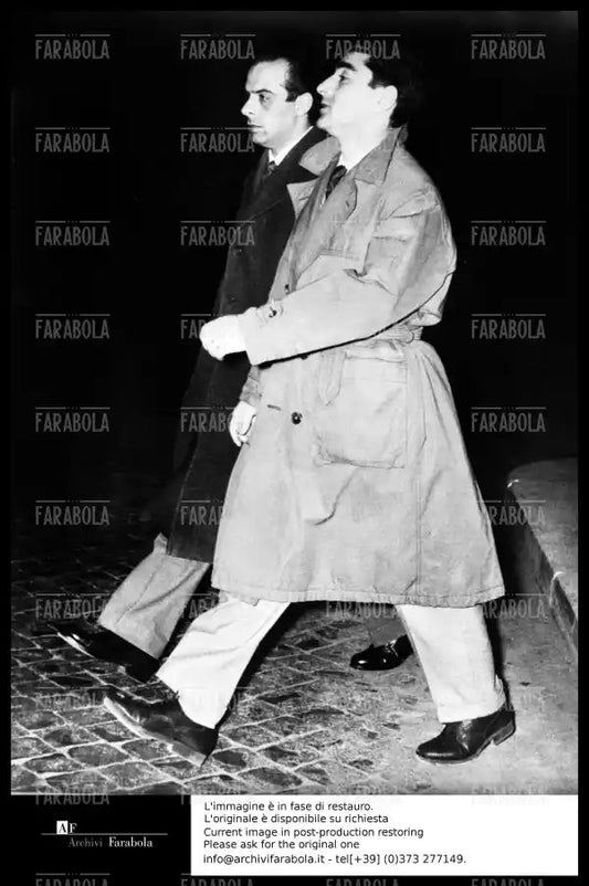 Omicidio Montesi, Piero Piccioni, 1955 - Farabola Immagine digitale