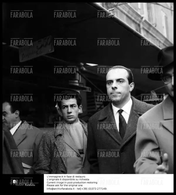 Omicidio Montesi, Piero Piccioni, 1957 - Farabola Immagine digitale