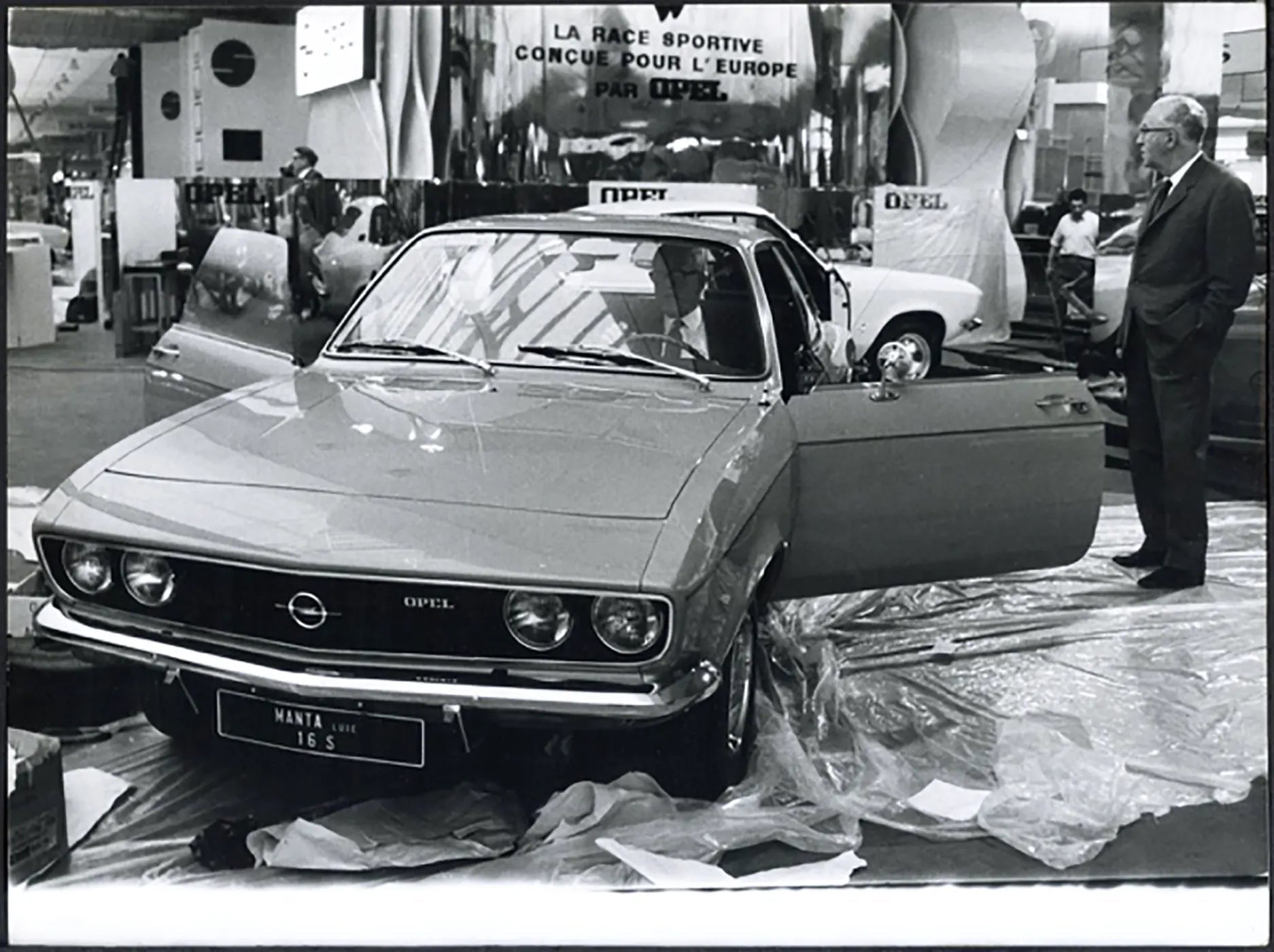 Opel Manta Salone Auto Parigi 1970 Ft 36476 - Stampa 24x18 cm - Farabola Stampa ai sali d'argento