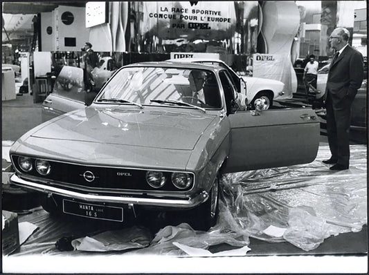 Opel Manta Salone Auto Parigi 1970 Ft 36476 - Stampa 24x18 cm - Farabola Stampa ai sali d'argento