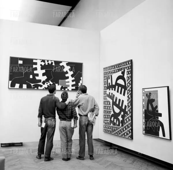 Opere di Capogrossi, Biennale d'arte di Venezia, 1962 - Farabola Immagine digitale