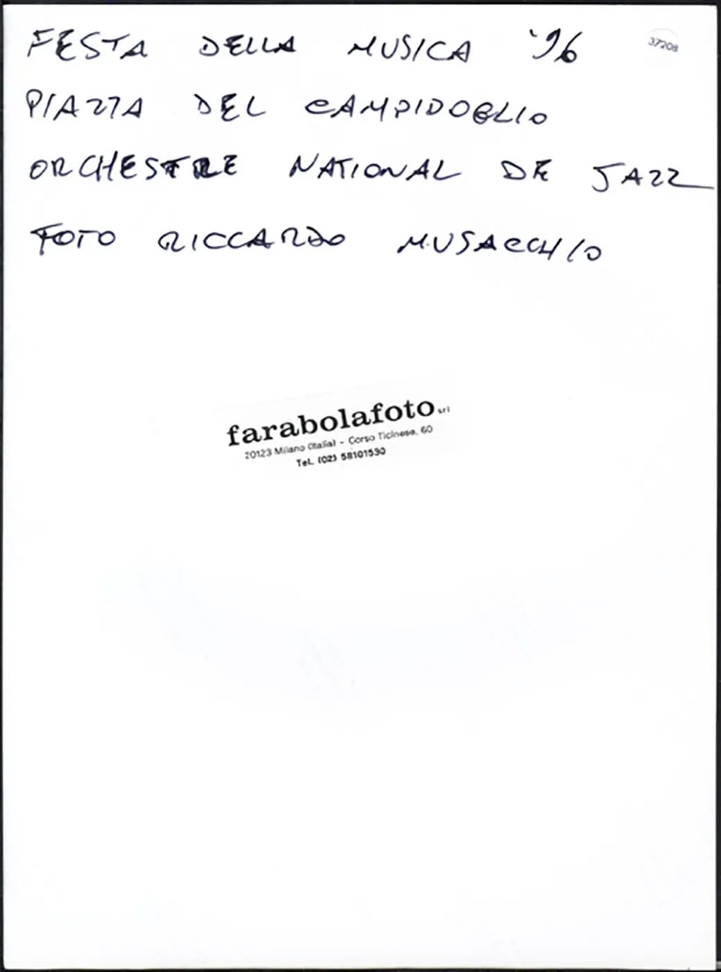 Orchestra National de Jazz 1996 Ft 37208 - Stampa 24x18 cm - Farabola Stampa ai sali d'argento