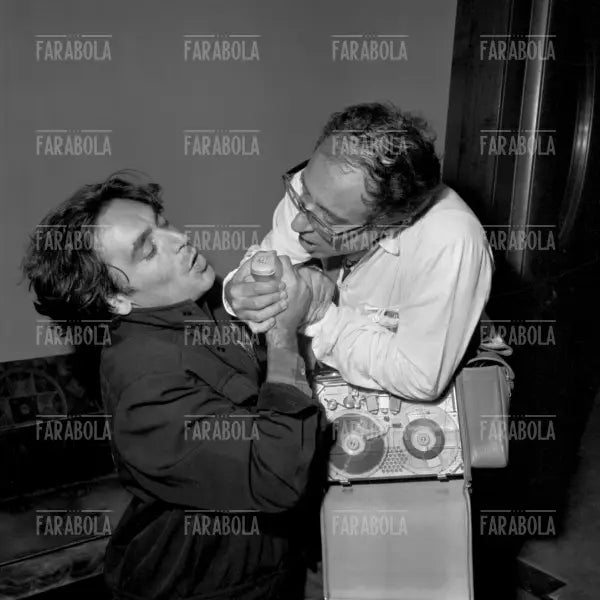 Oreste Lionello e Leopoldo Mastelloni, Festival di Venezia, 1982 - Farabola Immagine digitale