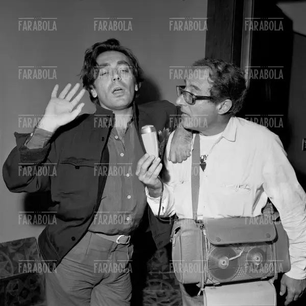 Oreste Lionello e Leopoldo Mastelloni, Festival di Venezia, 1982 - Farabola Immagine digitale