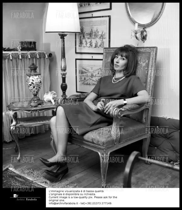Oriana Fallaci, Milano, 1962 - Farabola Immagine digitale