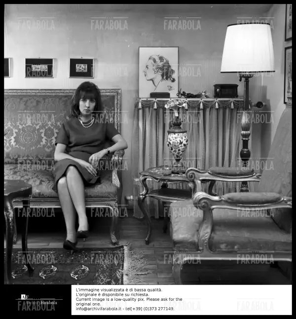 Oriana Fallaci, Milano, 1962 - Farabola Immagine digitale