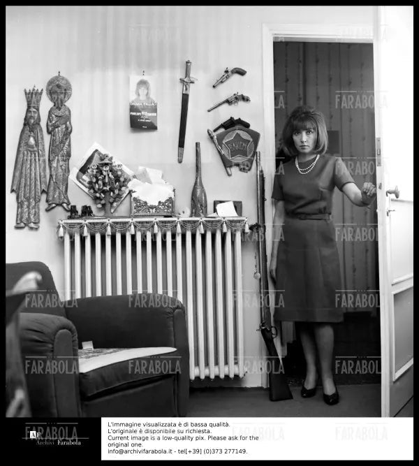 Oriana Fallaci, Milano, 1962 - Farabola Immagine digitale