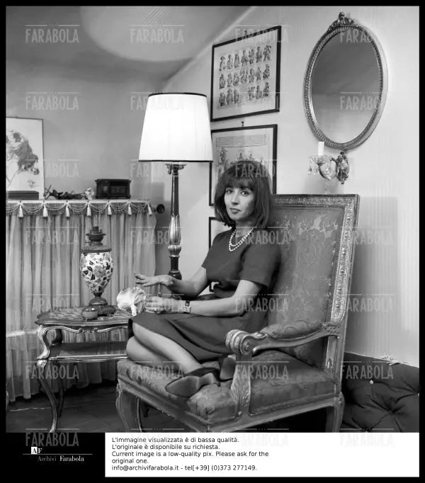 Oriana Fallaci, Milano, 1962 - Farabola Immagine digitale