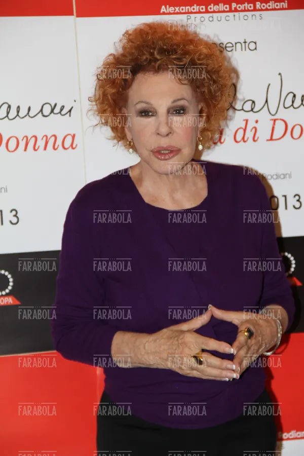 Ornella Vanoni alla conferenza stampa del docu - film Ricetta di donna, 2013 - Farabola Immagine digitale