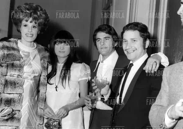 Ornella Vanoni e Fausto Leali, Festival di Sanremo, 1968 - Farabola Immagine digitale