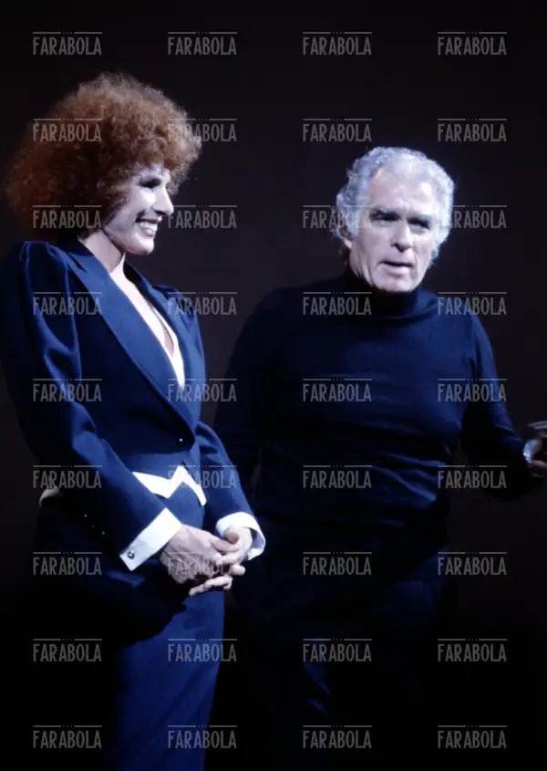Ornella Vanoni e Giorgio Strehler, anni 90 - Farabola Immagine digitale