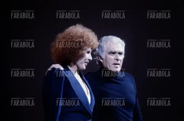 Ornella Vanoni e Giorgio Strehler, anni 90 - Farabola Immagine digitale
