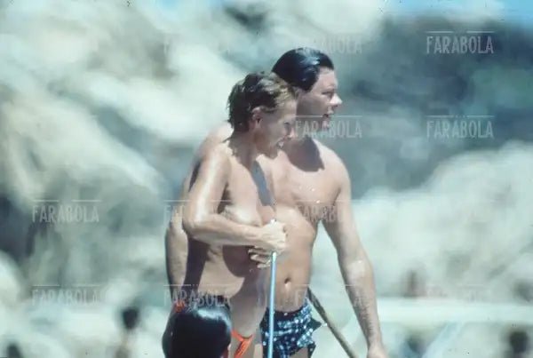 Ornella Vanoni in barca, 1993 - Farabola Immagine digitale
