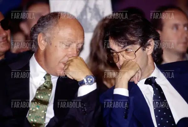 Ottavio Bianchi e Massimo Moratti, Milano, 1995 - Farabola Immagine digitale
