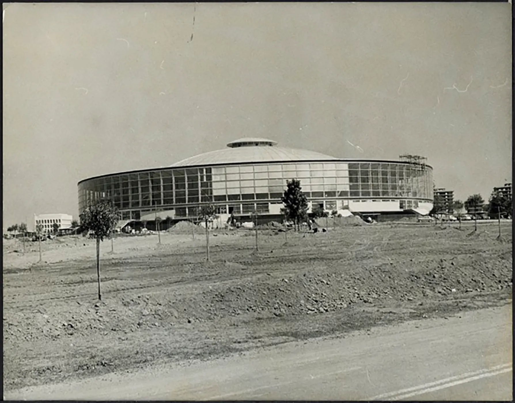 Palazzetto dello Sport Roma anni 60 Ft 37737 - Stampa 21x27 cm - Farabola Stampa ai sali d'argento