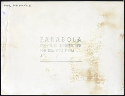 Palazzo Chigi Roma anni 60 Ft 4116 - Stampa 24x18 cm - Farabola Stampa ai sali d'argento