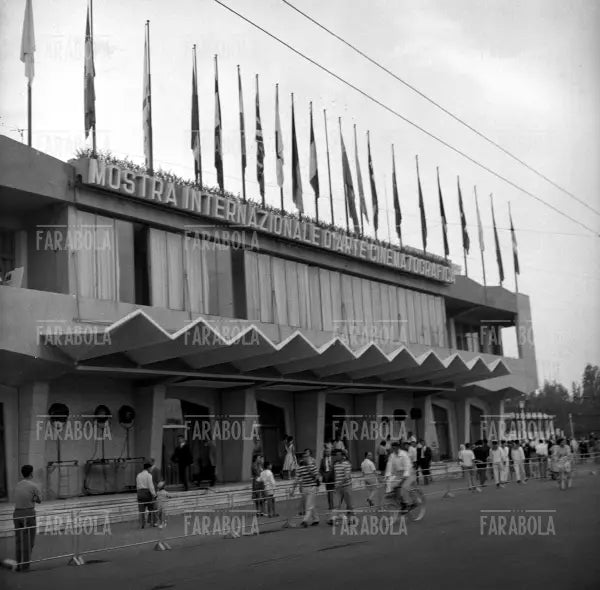 Palazzo del Cinema al Lido, Festival di Venezia, 1959 - Farabola Immagine digitale