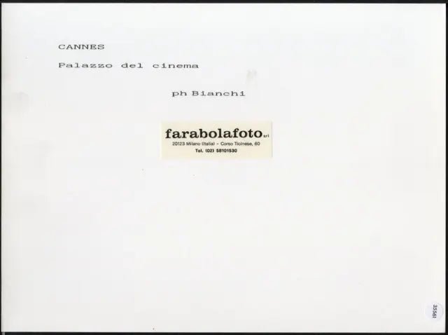 Palazzo del Cinema di Cannes anni 90 Ft 35561 - Stampa 24x18 cm - Farabola Stampa ai sali d'argento