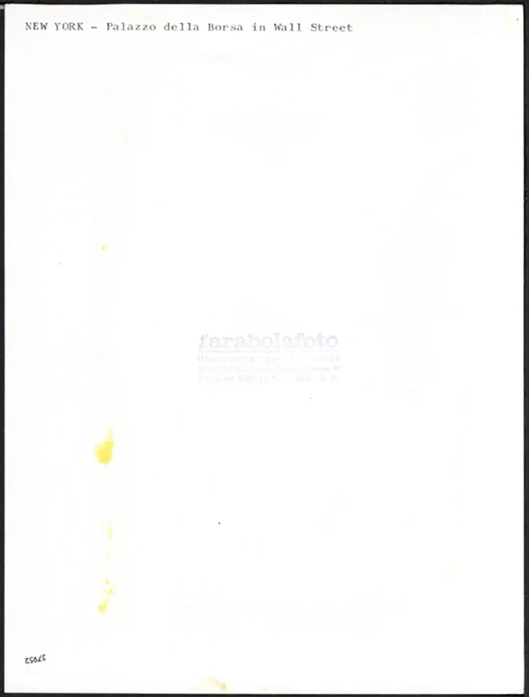Palazzo della Borsa a New York anni 90 Ft 37952 - Stampa 24x18 cm - Farabola Stampa ai sali d'argento