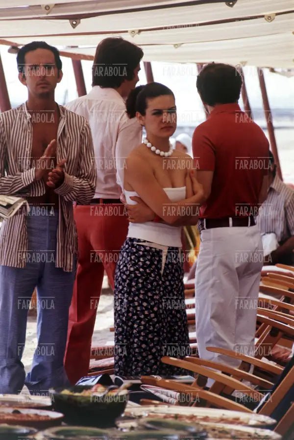 Paloma Picasso, Festival di Venezia, 1971 - Farabola Immagine digitale