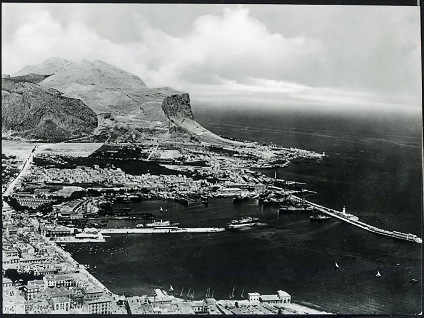 Panorama di Palermo 1929 Ft 37754 - Stampa 24x18 cm - Farabola Stampa ai sali d'argento (anni 90)