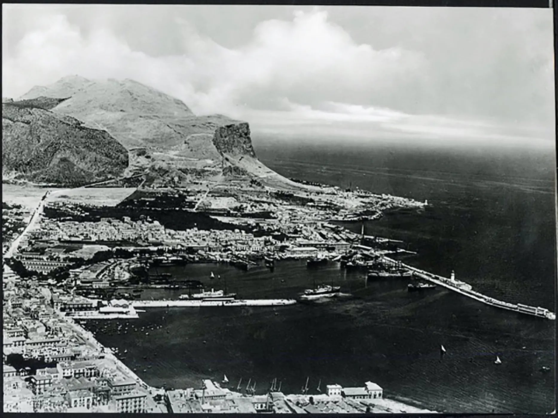 Panorama di Palermo 1929 Ft 37754 - Stampa 24x18 cm - Farabola Stampa ai sali d'argento (anni 90)