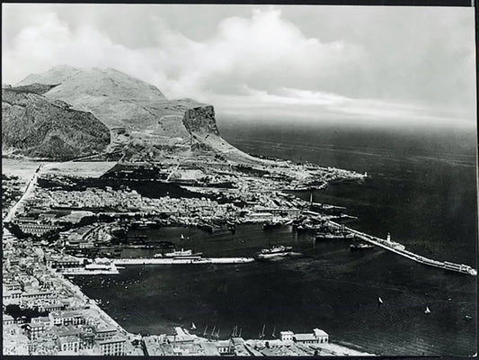 Panorama di Palermo 1929 Ft 37754 - Stampa 24x18 cm - Farabola Stampa ai sali d'argento (anni 90)
