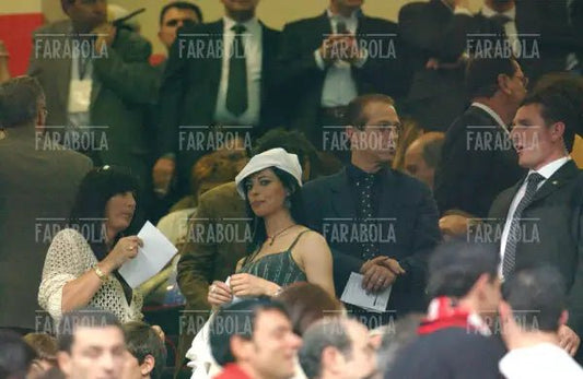 Paolo Berlusconi e Natalia Estrada, Milan vs Inter, 2003 - Farabola Immagine digitale