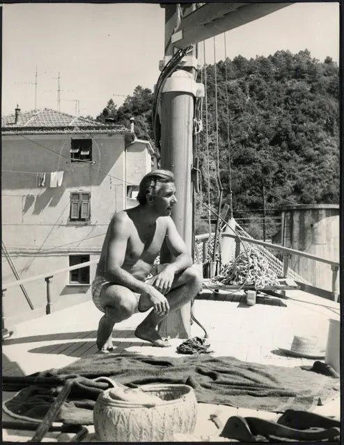 Paolo Ferrari a Sestri Levante 1968 Ft 35956 - Stampa 21x27 cm - Farabola Stampa ai sali d'argento