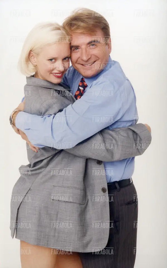 Paolo Limiti e Justine Mattera, 1999 - Farabola Immagine digitale