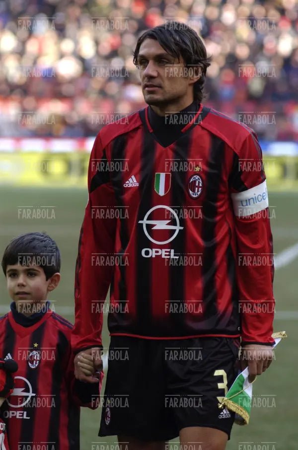 Paolo Maldini, Milan vs Bologna, 2005 - Farabola Immagine digitale