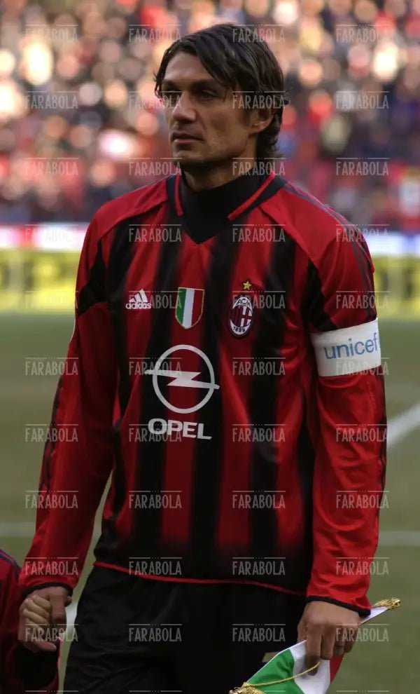 Paolo Maldini, Milan vs Bologna, 2005 - Farabola Immagine digitale