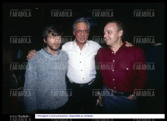 Paolo Rossi, Enzo Jannacci e Cochi Ponzoni, Milano, 1994 - Farabola Immagine digitale