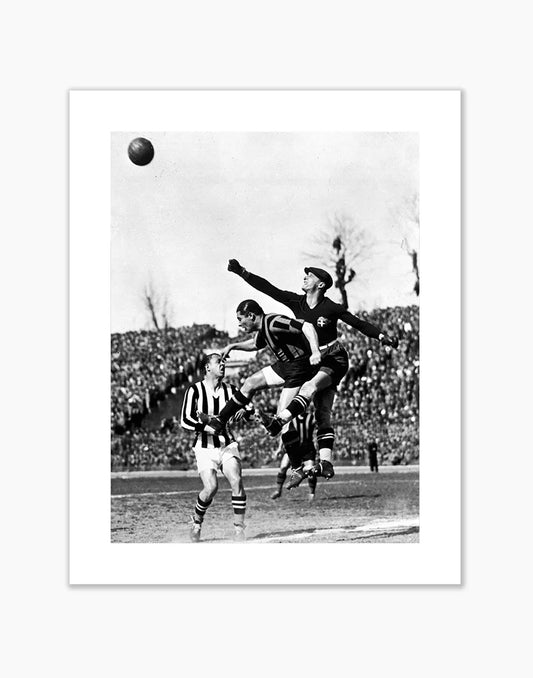 Parata di Combi, Juventus - Inter 1934 - Farabola Fotografia