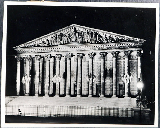 Parigi Camera dei Deputati anni 50 Ft 3066 - Stampa 24x18 cm - Farabola Stampa ai sali d'argento