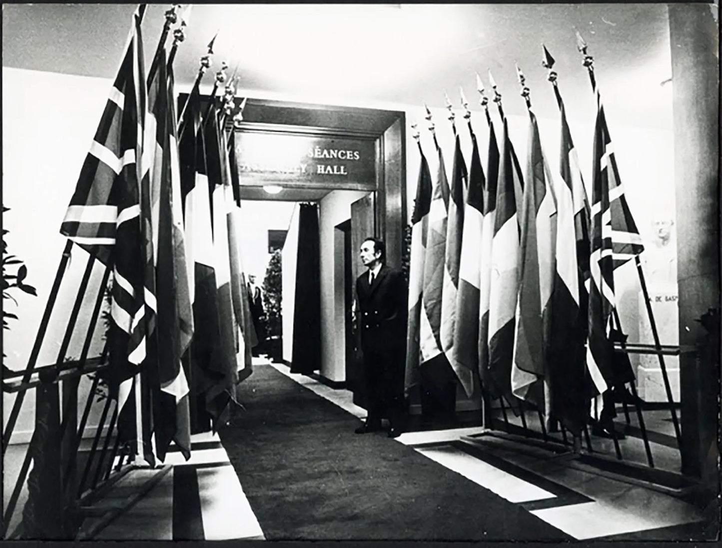 Parlamento Europeo a Strasburgo anni 70 Ft 37956 - Stampa 24x18 cm - Farabola Stampa ai sali d'argento