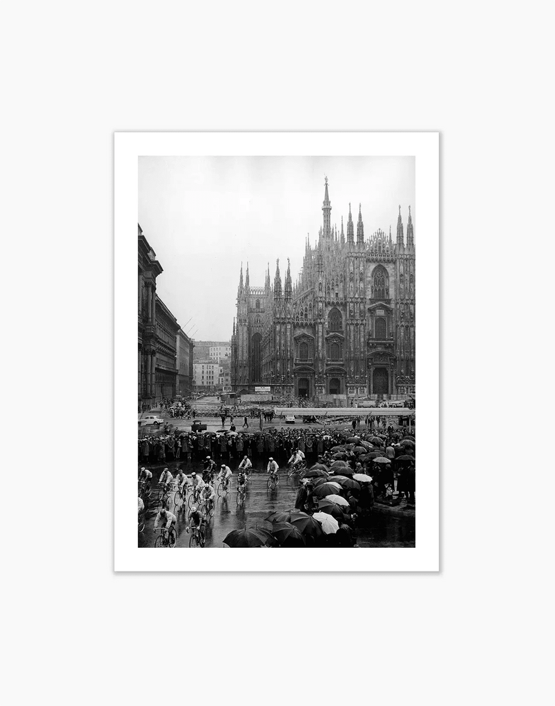 Partenza del Giro d'Italia, Milano 1962 — stampa fine art