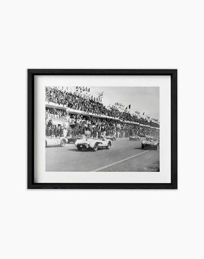 Partenza della 24 Ore di Le Mans, 1958 - Farabola Fotografia