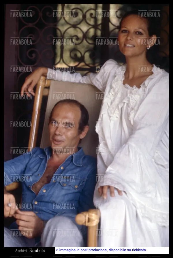 Pasquale Squitieri e Claudia Cardinale, anni 70 - Farabola Immagine digitale