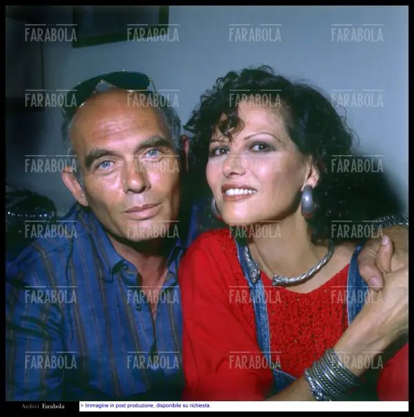 Pasquale Squitieri e Claudia Cardinale, Festival di Venezia, 1984 - Farabola Immagine digitale