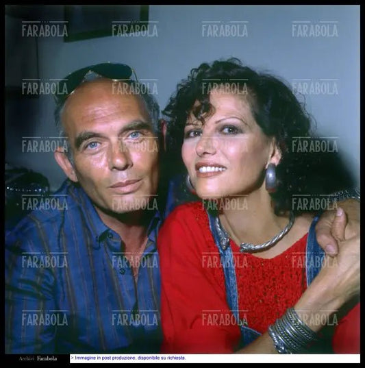 Pasquale Squitieri e Claudia Cardinale, Festival di Venezia, 1984 - Farabola Immagine digitale