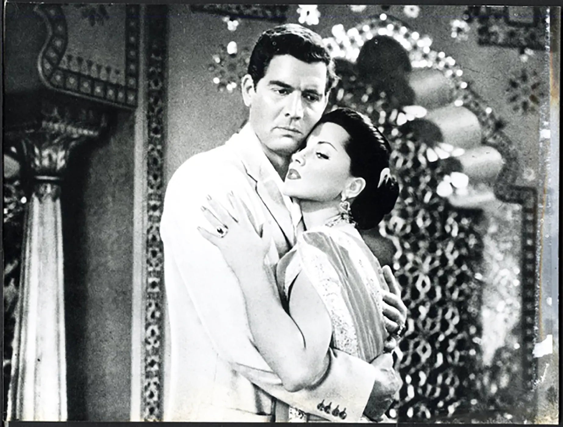 Paul Hubschmid e Debra Paget 1959 Ft 37072 - Stampa 20x30 cm - Farabola Stampa ai sali d'argento (anni 90)